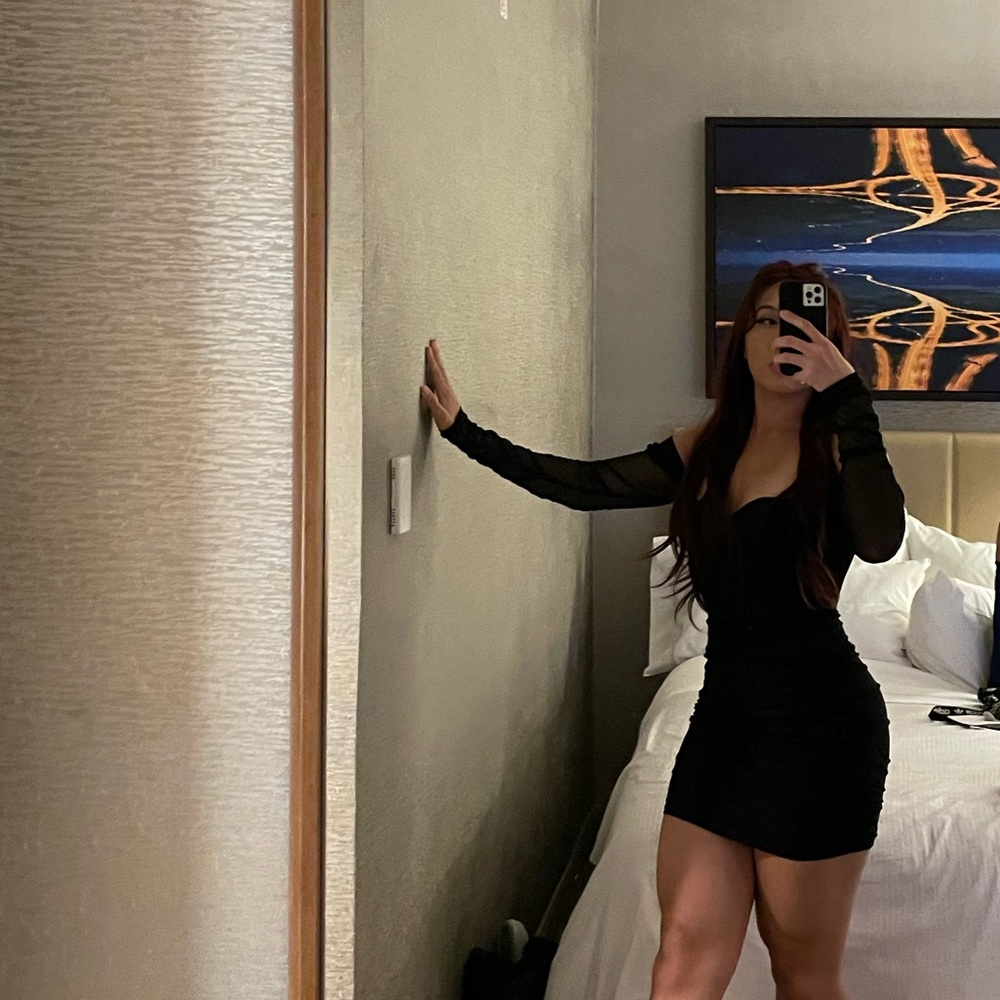 Black princess Polly padded cocktail dress